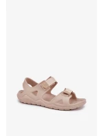 Dámské pěnové sandály na platformě Big Star – béžové Dámské pěnové sandály na platformě Big Star – béžové