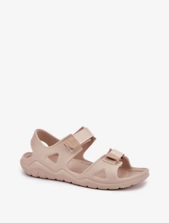 Dámské pěnové sandály na platformě Big Star – béžové