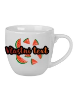 Personalizovaný keramický hrnek 400 ml s ovocem a textem Personalizovaný keramický hrnek 400 ml s ovocem a textem