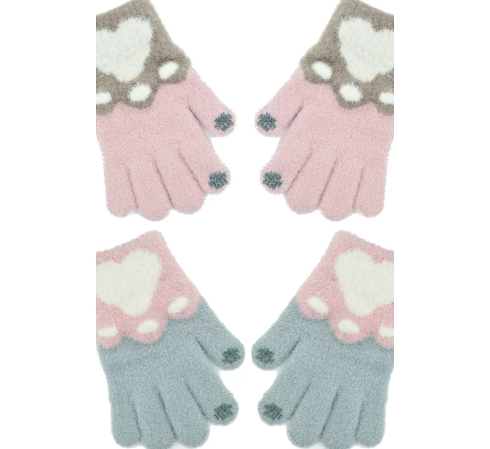 Dívčí rukavice Noviti RZ070 Srdce