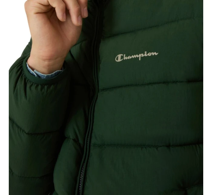 Pánská bunda s kapucí zelená pánské model 21813678 - CHAMPION Pánská bunda s kapucí zelená pánské model 21813678 - CHAMPION