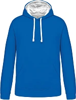 Kariban K 446 Kontrastní mikina s kapucí 20.K446 light royal blue/white Kariban K 446 Kontrastní mikina s kapucí 20.K446 light royal blue/white