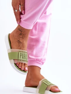 Dámské sportovní pantofle Zelená model 21618885 - Boto