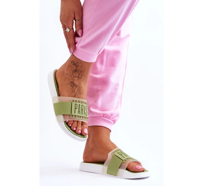 Dámské sportovní pantofle Zelená model 21618885 - Boto Dámské sportovní pantofle Zelená model 21618885 - Boto