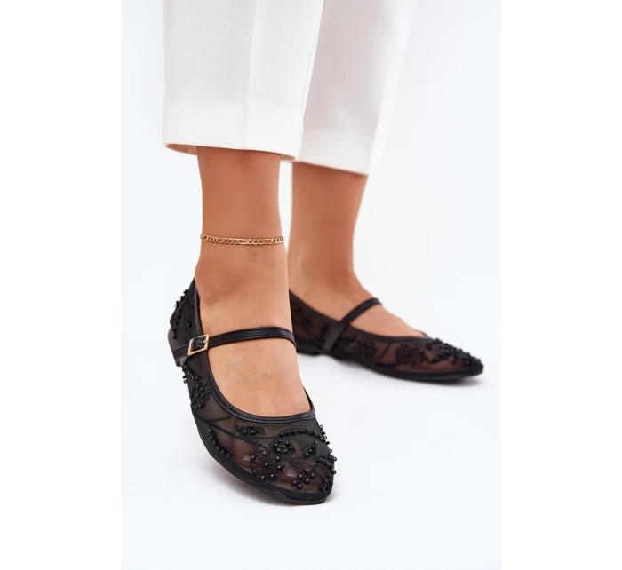 Baletky S A Ozdobou Černé model 21700004 - Boto