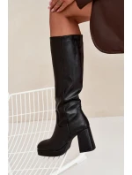 Dámské  Kolena Na Zip  Černé model 21704921 - Boto