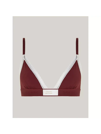 Dámská podprsenka vínová model 19328373 - Tommy Hilfiger Dámská podprsenka vínová model 19328373 - Tommy Hilfiger