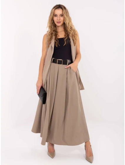 Dámská sukně IT SD 19720.17P béžová - FPrice Dámská sukně IT SD 19720.17P béžová - FPrice