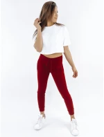 Dámské tepláky FITS červené UY0537