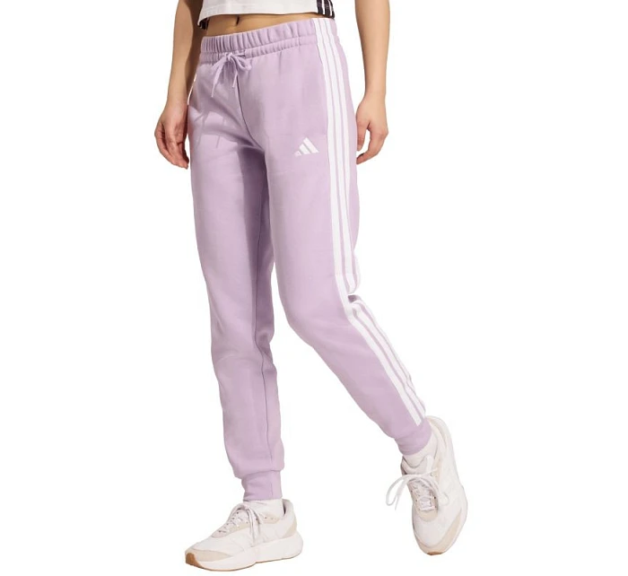 Dámské kalhoty Essentials 3Stripes Fleece Slim růžové model 21342896 dámské - ADIDAS