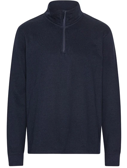 Neutral O 73701 Mikina z bio bavlny s 1/4 zipem 77.3701 navy Neutral O 73701 Mikina z bio bavlny s 1/4 zipem 77.3701 navy