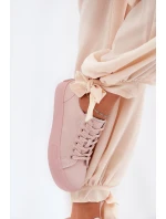 Dámské Tenisky Na Platformě Z Eko Kůže Big Star RR274A294 Růžové Dámské Tenisky Na Platformě Z Eko Kůže Big Star RR274A294 Růžové