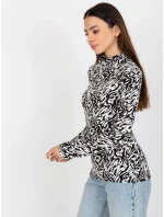 Dámská halenka LK BZ 509197 1.51P bílá a černá - FPrice