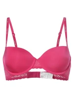 Dámská podprsenka QF5146E VHZ tmavě růžová - Calvin Klein