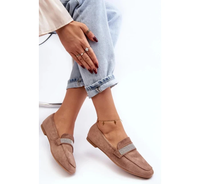 Dámské mokasiny YD6-52 khaki -  Soon Her Shoes