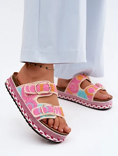 Klapky na platformě model 227934 Step in style