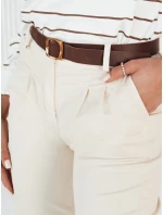 Dámské kalhoty CHITRAS ecru chinos FashionStreet UY1884