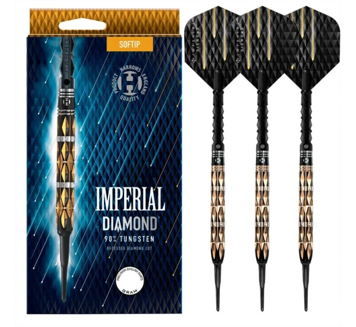 Šipky Harrows RED HORIZON 90% softip ImperialDiamond Šipky Harrows RED HORIZON 90% softip ImperialDiamond