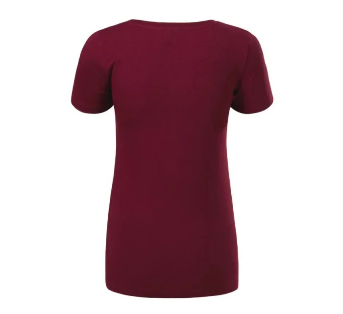 Malfini Action Tričko s výstřihem do V W MLI-70186 garnet
