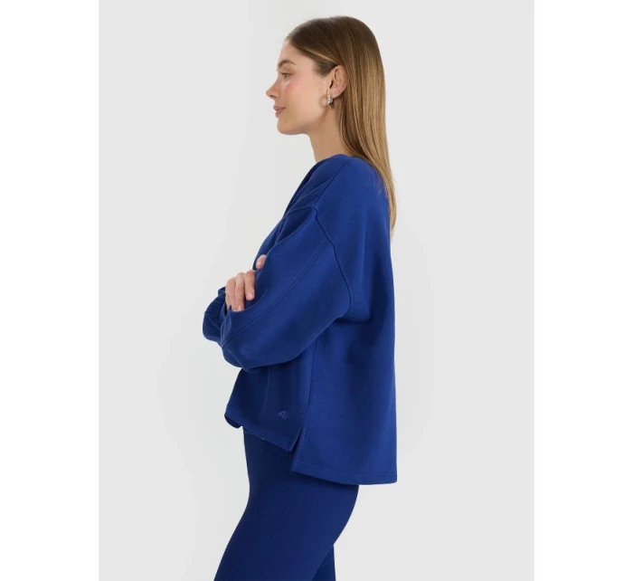 Dámská mikina model 21434887 oversize bez kapuce - 4F Dámská mikina model 21434887 oversize bez kapuce - 4F