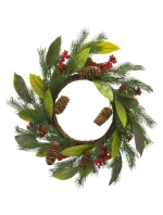 SLAVNOSTNÍ DEKORATIVNÍ GIRLANDA PU ZDOBENÁ 43CM