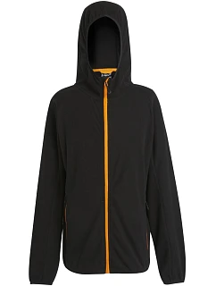 Regatta TRF 690 Fleecová bunda structure s kapucí "Navigate" 36.F690 black/orange pop