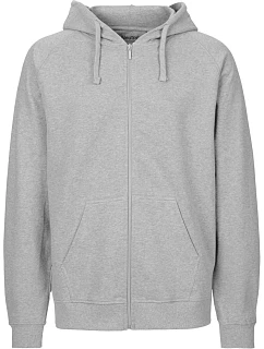 Neutral O 63301 Pánská mikina s kapucí z bio bavlny 77.6331 sport grey