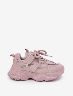 Dětské tenisky na platformě růžové Hanomess