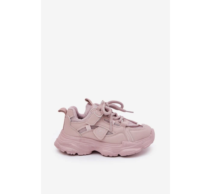 Dětské tenisky na platformě růžové Hanomess