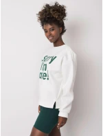 Mikina EM BL 624.90P bílá zelená Mikina EM BL 624.90P bílá zelená
