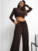 Tepláky RV DR A1061.80 tmavě hnědé Tepláky RV DR A1061.80 tmavě hnědé