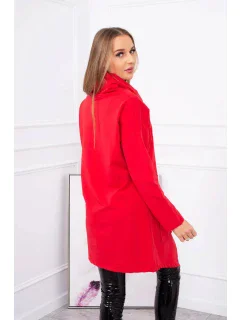 Tunika nadměrné velikosti model 20892368 červená - Kesi