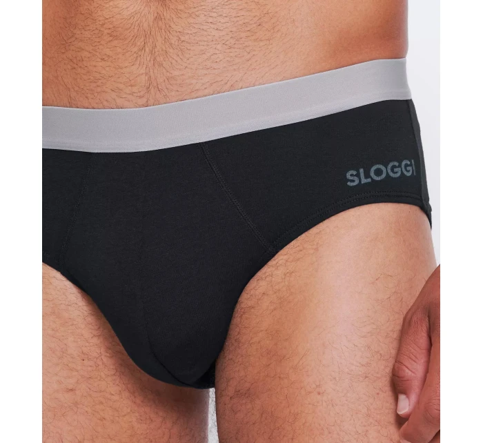 sloggi men GO ABC 2.0 Brief 2P - BLACK - SLOGGI BLACK - SLOGGI