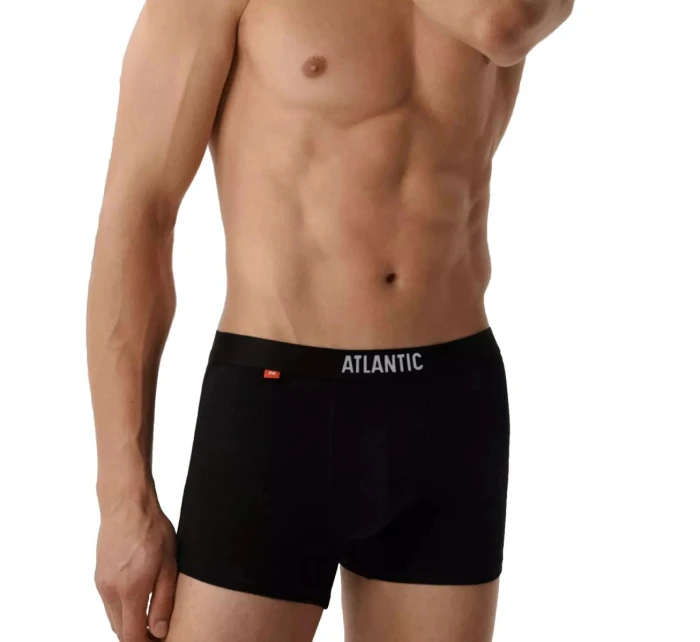 Pánské boxerky 3 pack 011 black - Atlantic