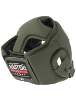 Boxerská přilba MASTERS KTOP-PU-MATT "M" zelená