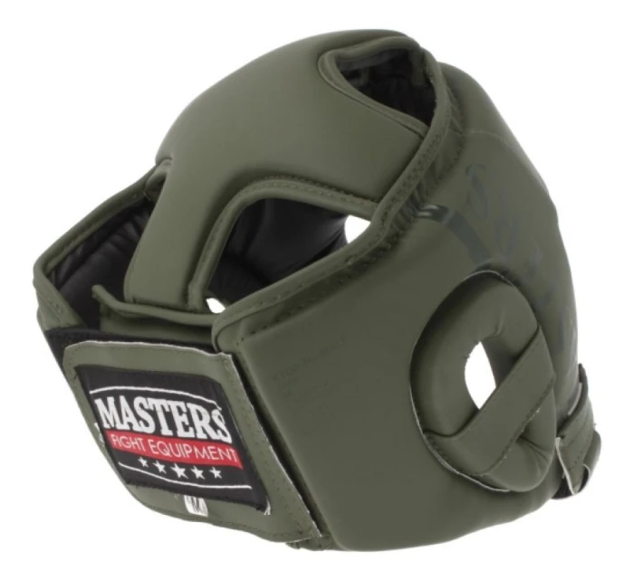 Boxerská přilba MASTERS KTOP-PU-MATT "M" zelená