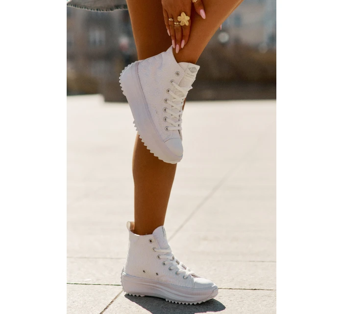 Vysoké Dámské Tenisky model 21694008 Bílé - Lee Cooper