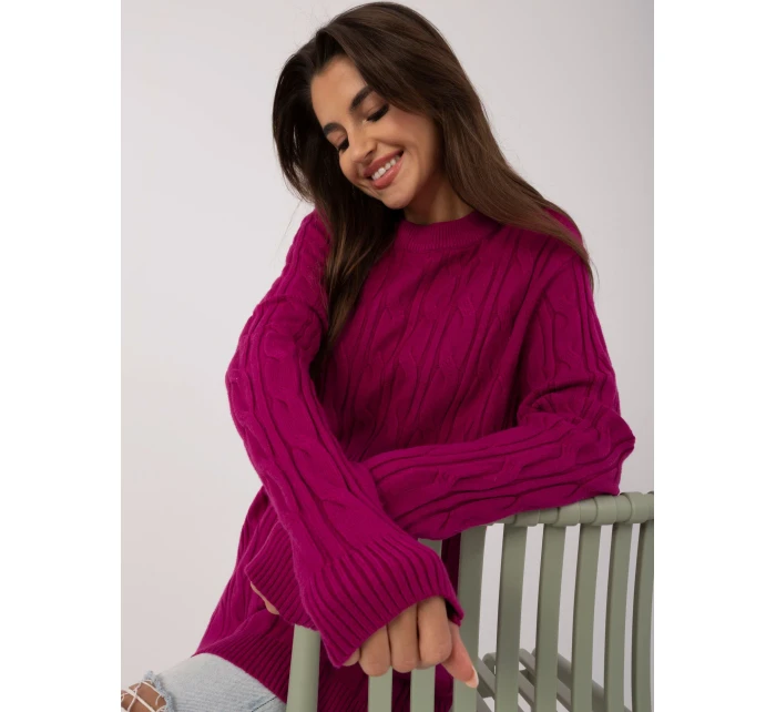 Jumper AT SW 2343.88 tmavě fialový Jumper AT SW 2343.88 tmavě fialový