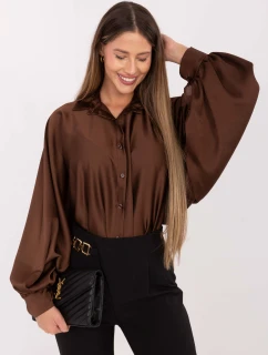 Košile DHJ KS 15257.53P hnědá