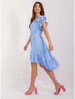 Sukienka DHJ SK 8921.98 jasny niebieski