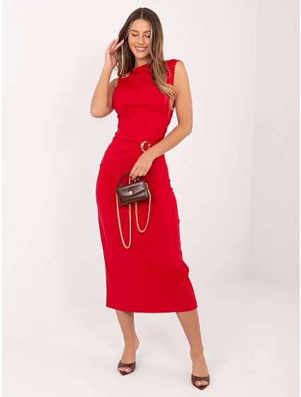 Sukienka IT SK model 22074600 czerwony - FPrice Sukienka IT SK model 22074600 czerwony - FPrice