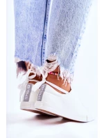 Dámské klasické kožené tenisky bílé Misima Dámské klasické kožené tenisky bílé Misima