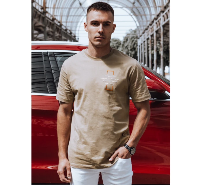 FashionStreet pánské velbloudí tričko RX5530