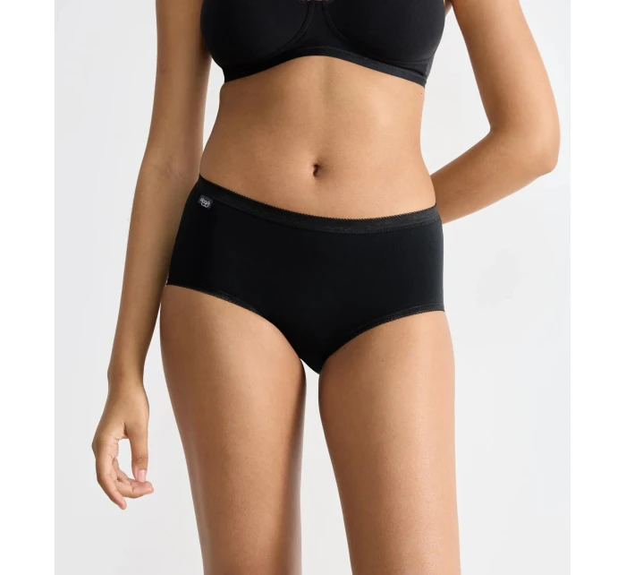 sloggi Basic+ Midi 3P - BLACK - SLOGGI BLACK - SLOGGI