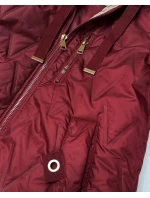 kurtka damska z Goodlookin ciemny czerwony model 22019125 - S'WEST kurtka damska z Goodlookin ciemny czerwony model 22019125 - S'WEST