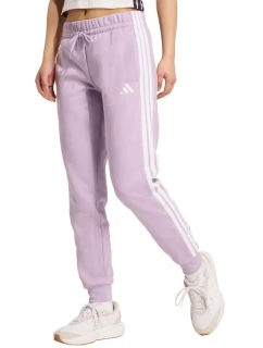 Dámské kalhoty adidas Essentials 3-Stripes Fleece Slim růžové JY3097 dámské
