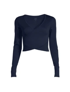 Bezešvé žebrované tričko s dlouhým rukávem model 21448756 blue - Casall