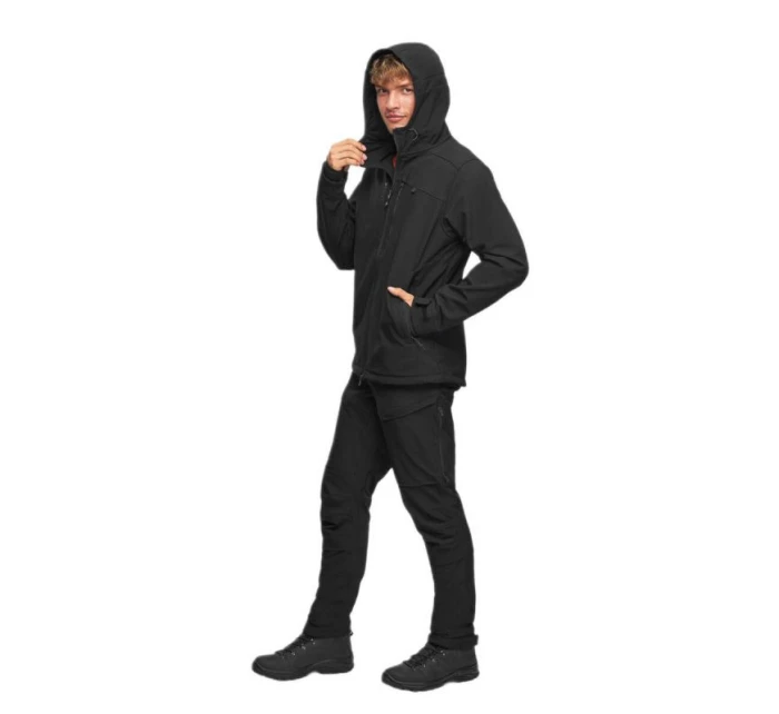 Alpinus ASO pánská větruodolná softshellová bunda do deště Black - FF18965 Alpinus ASO pánská větruodolná softshellová bunda do deště Black - FF18965