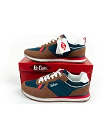 Lee Cooper sportovní obuv pánské tenisky módní pohodlné odolné tmavě modré hnědé