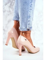 Dámské lodičky Lakované béžové model 21496741 - SERGIO LEONE